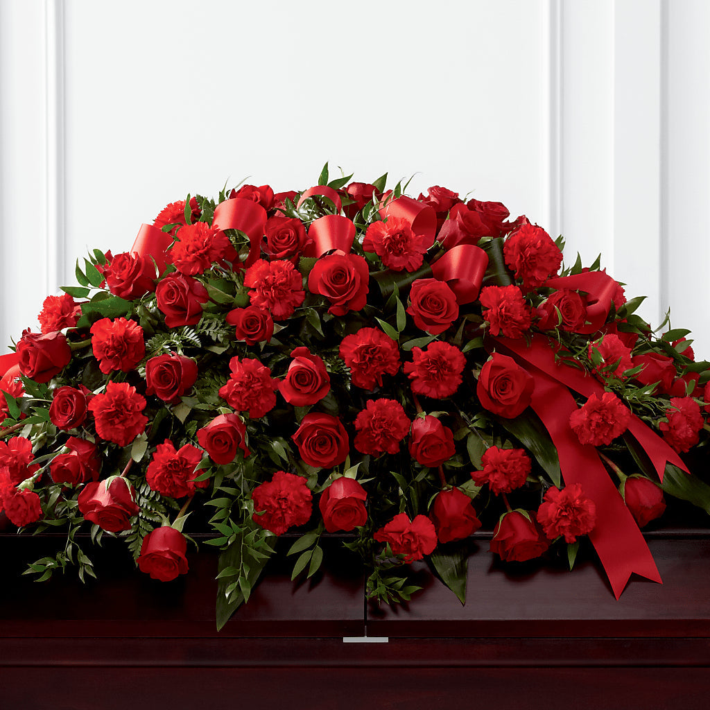 Tribute of Life Casket Spray – Corum Flower Shop, Manchester KY