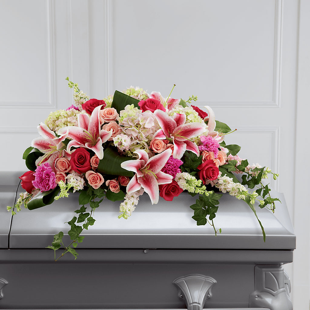 Splendid Grace Casket Spray – Corum Flower Shop, Manchester KY
