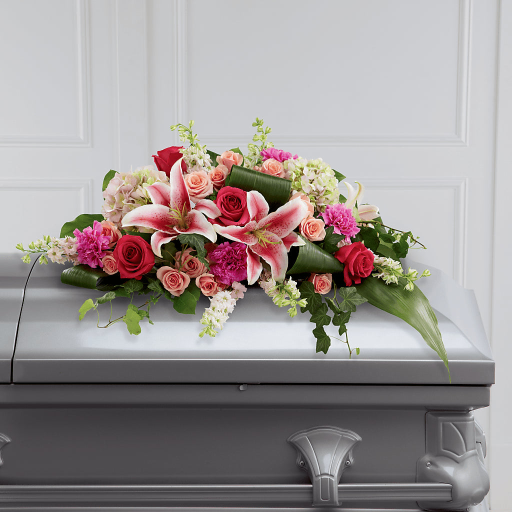 Splendid Grace Casket Spray – Corum Flower Shop, Manchester KY