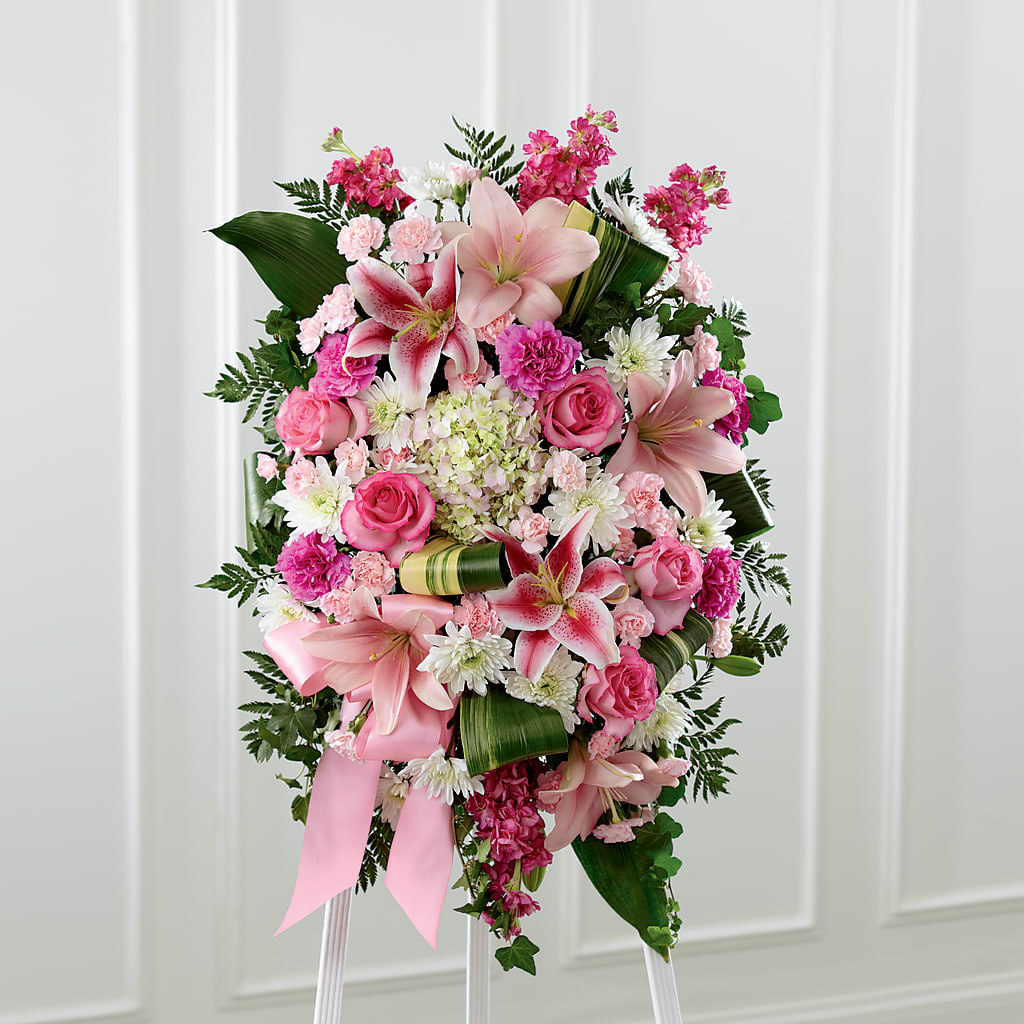 Comforting Standing Spray – Corum Flower Shop, Manchester KY
