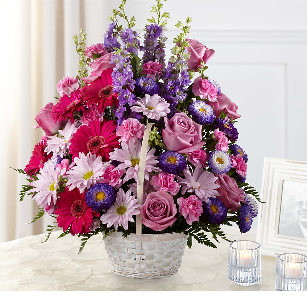 Pastel Peace Basket – Corum Flower Shop, Manchester KY