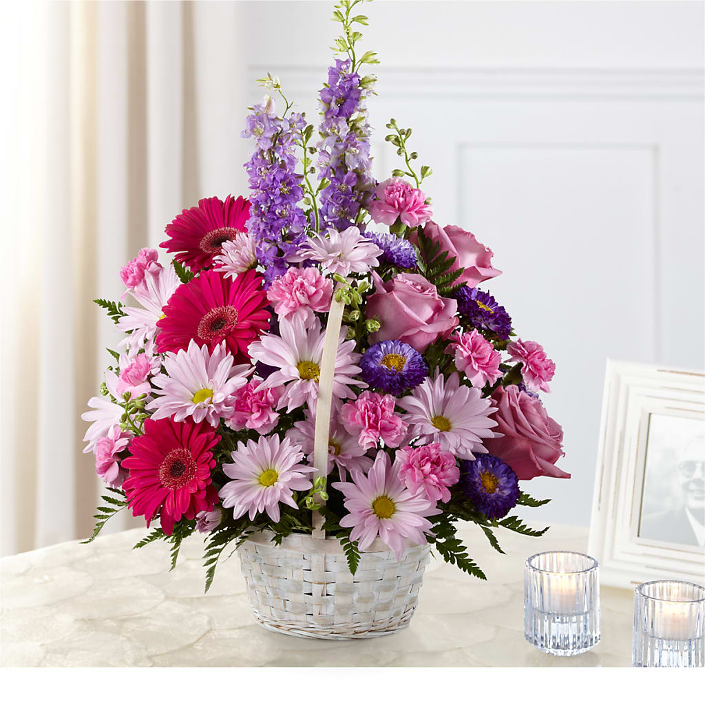 Pastel Peace Basket – Corum Flower Shop, Manchester KY