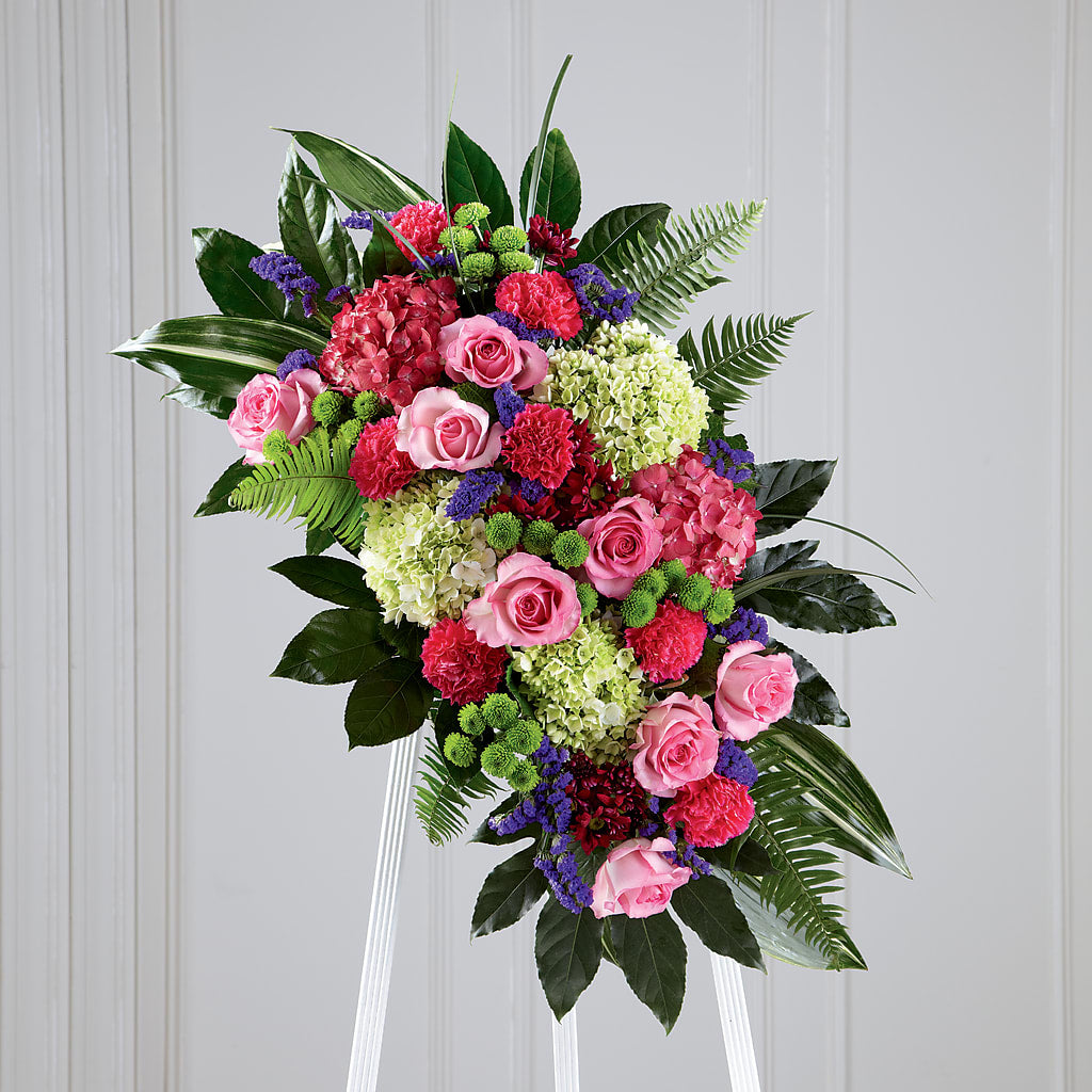Refreshing Mix Standing Spray – Corum Flower Shop, Manchester KY