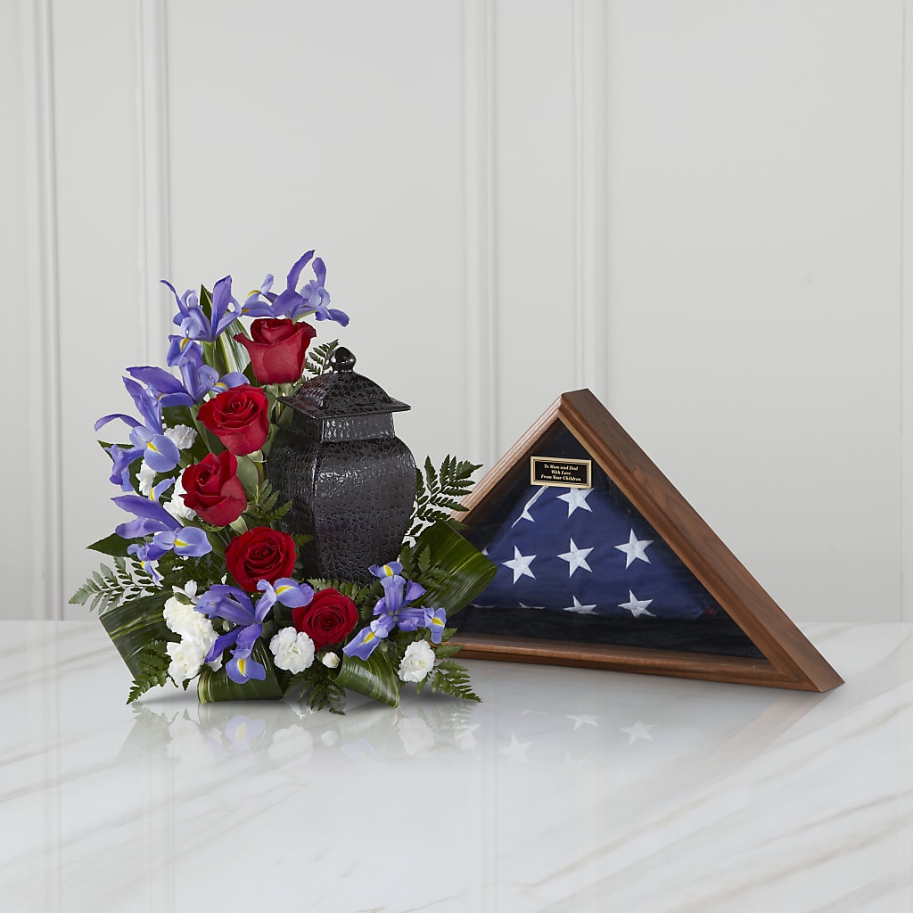Patriotic Tribute Arrangement – Corum Flower Shop, Manchester KY
