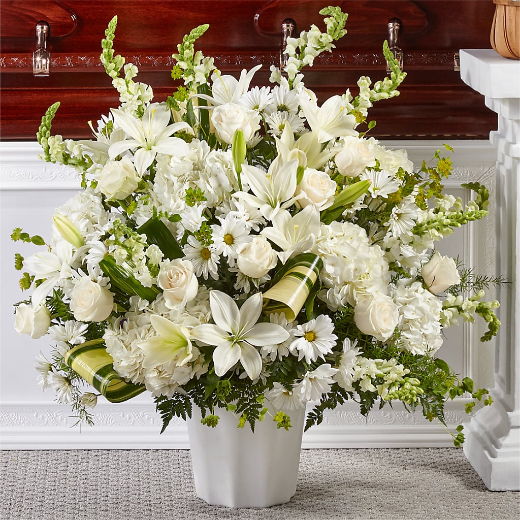 Thoughts of Tranquility Floor Basket – Corum Flower Shop, Manchester KY