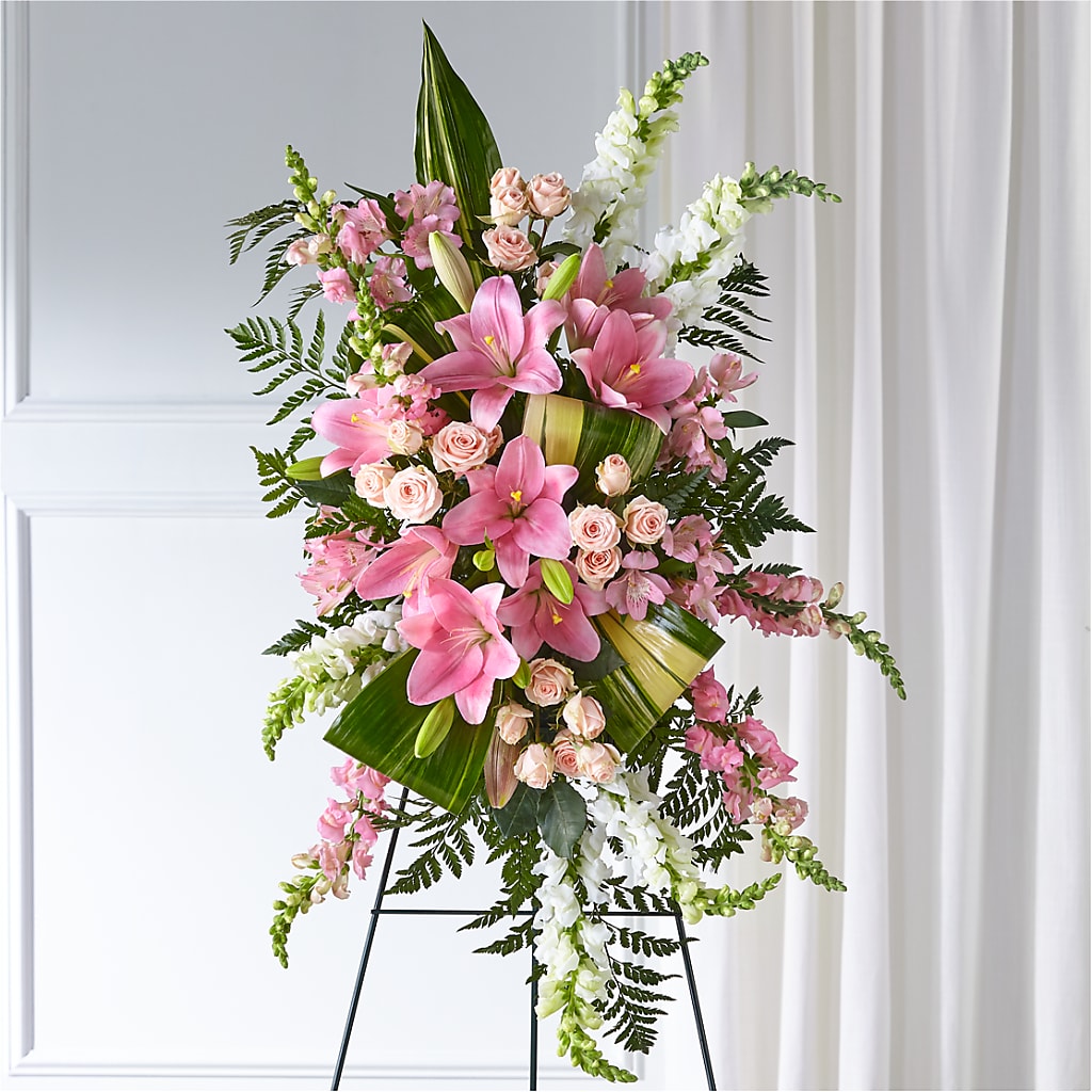 Elegant Embrace Standing Spray – Corum Flower Shop, Manchester KY