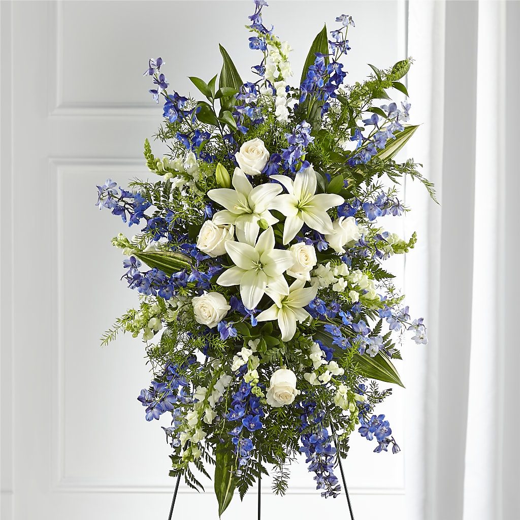 Faithful Friend Standing Spray – Corum Flower Shop, Manchester KY