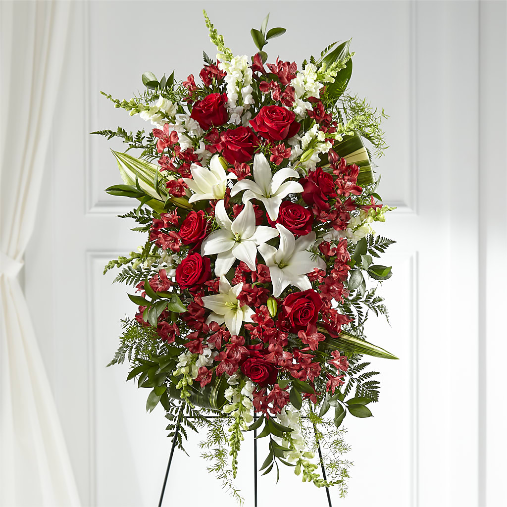 Everlasting Memory Standing Spray – Corum Flower Shop, Manchester KY
