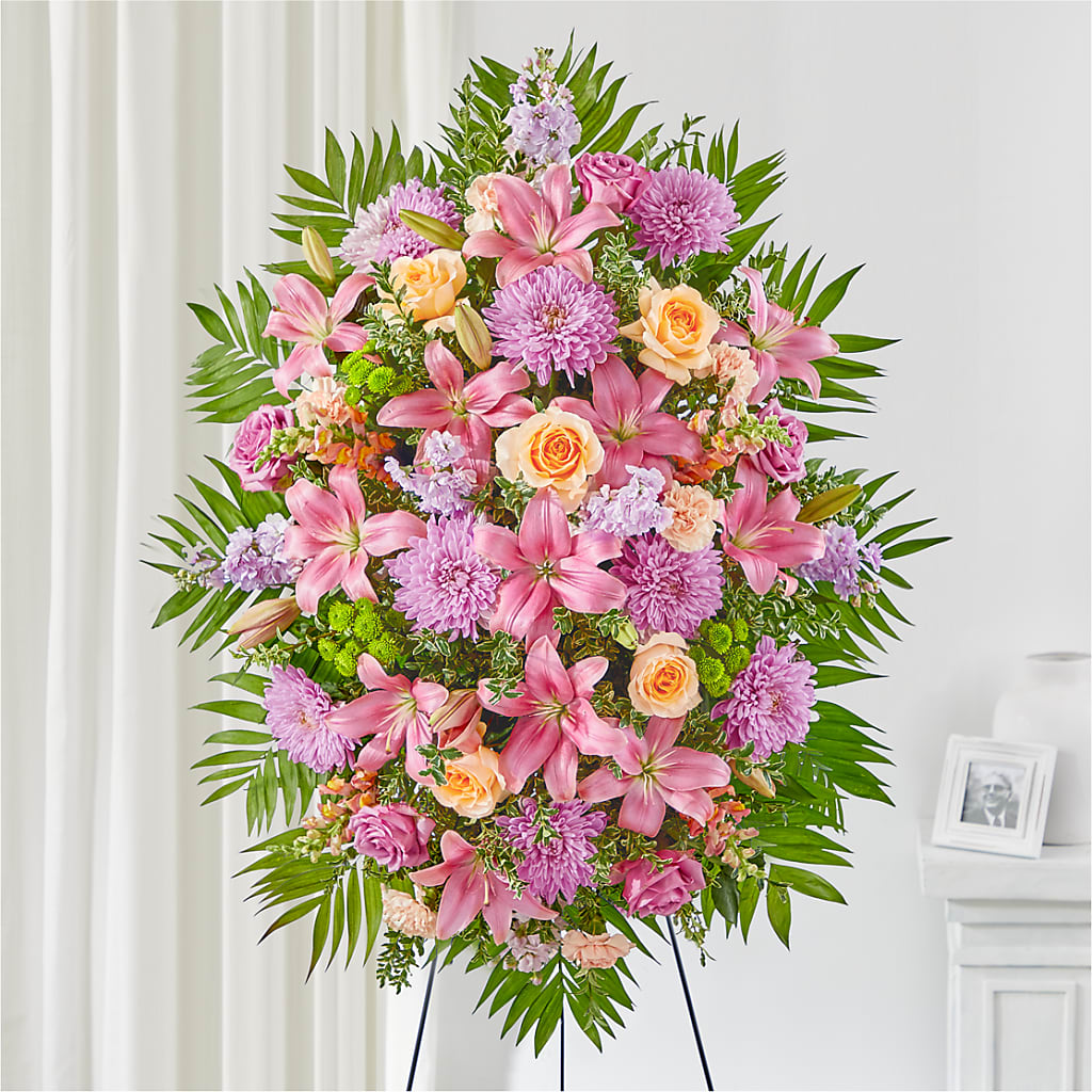 Love & Light Standing Spray – Corum Flower Shop, Manchester KY