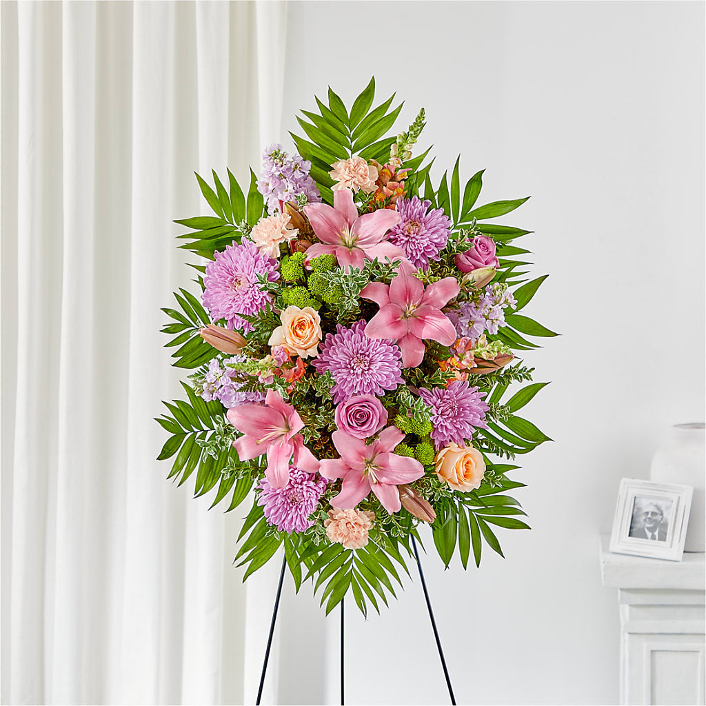 Love & Light Standing Spray – Corum Flower Shop, Manchester KY