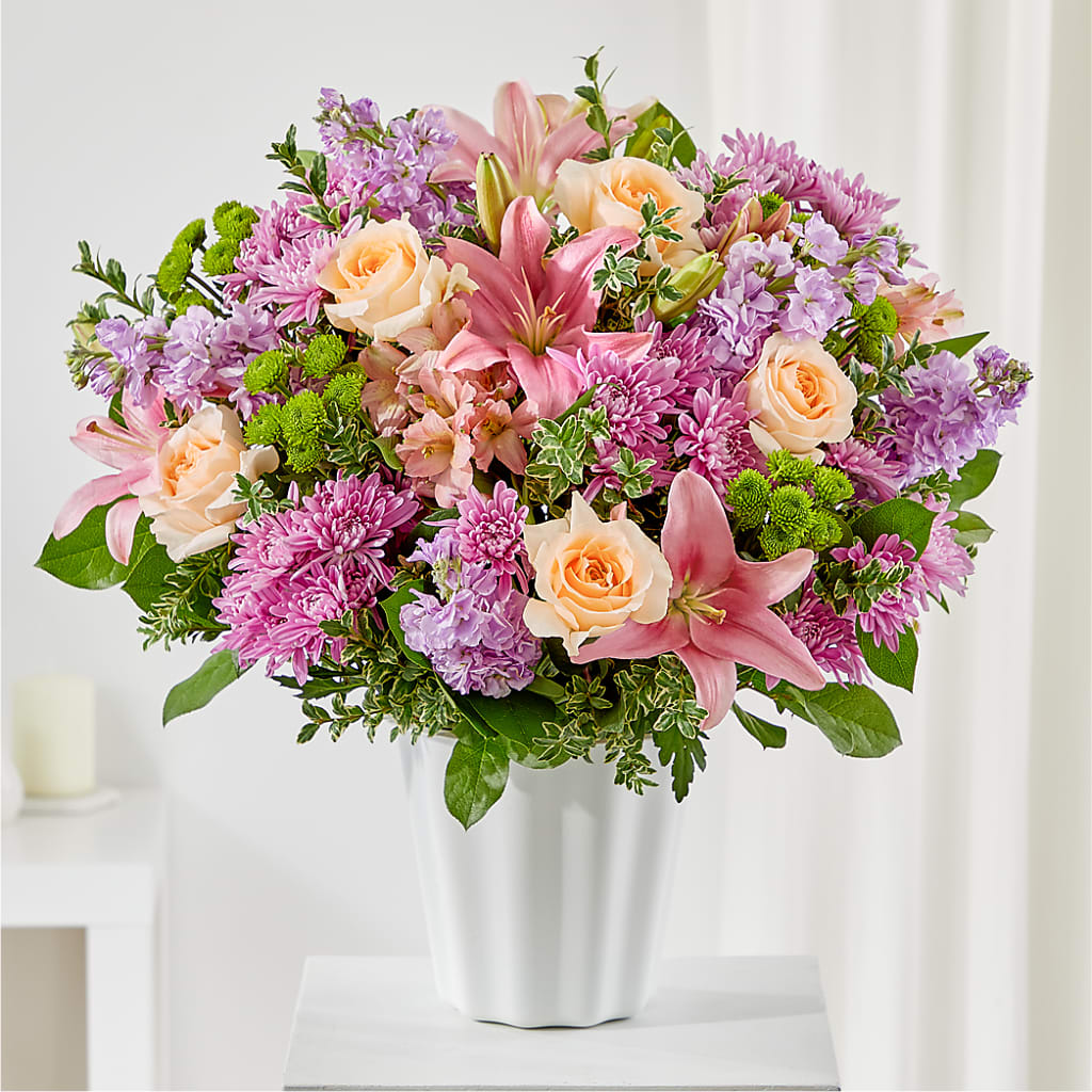 Supportive Embrace Tabletop Basket – Corum Flower Shop, Manchester KY