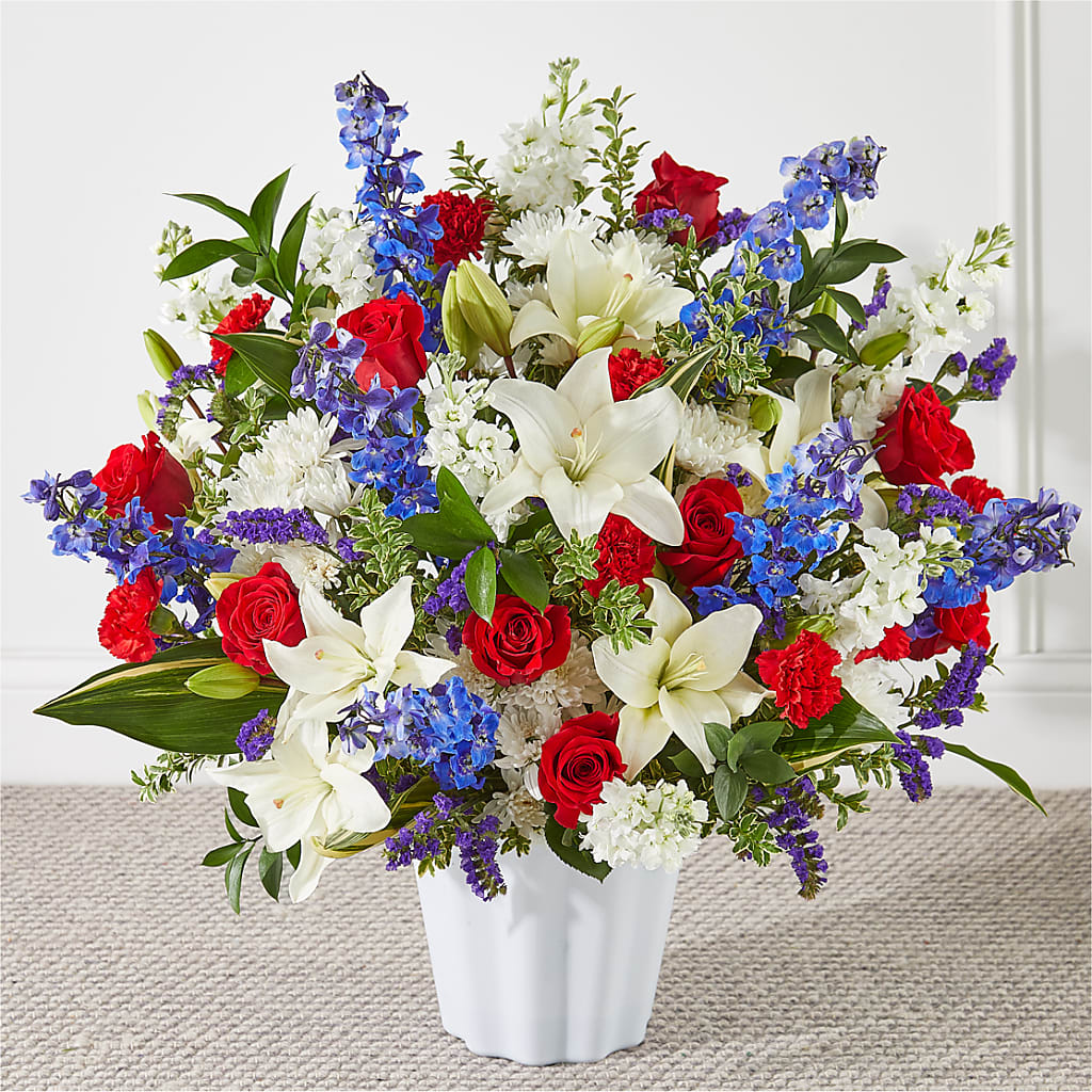 Consoled Floor Basket – Corum Flower Shop, Manchester KY