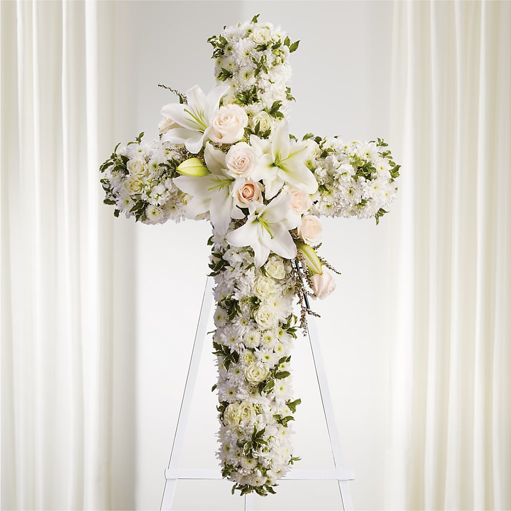 Spiritual Guidance Standing Spray – Corum Flower Shop, Manchester KY