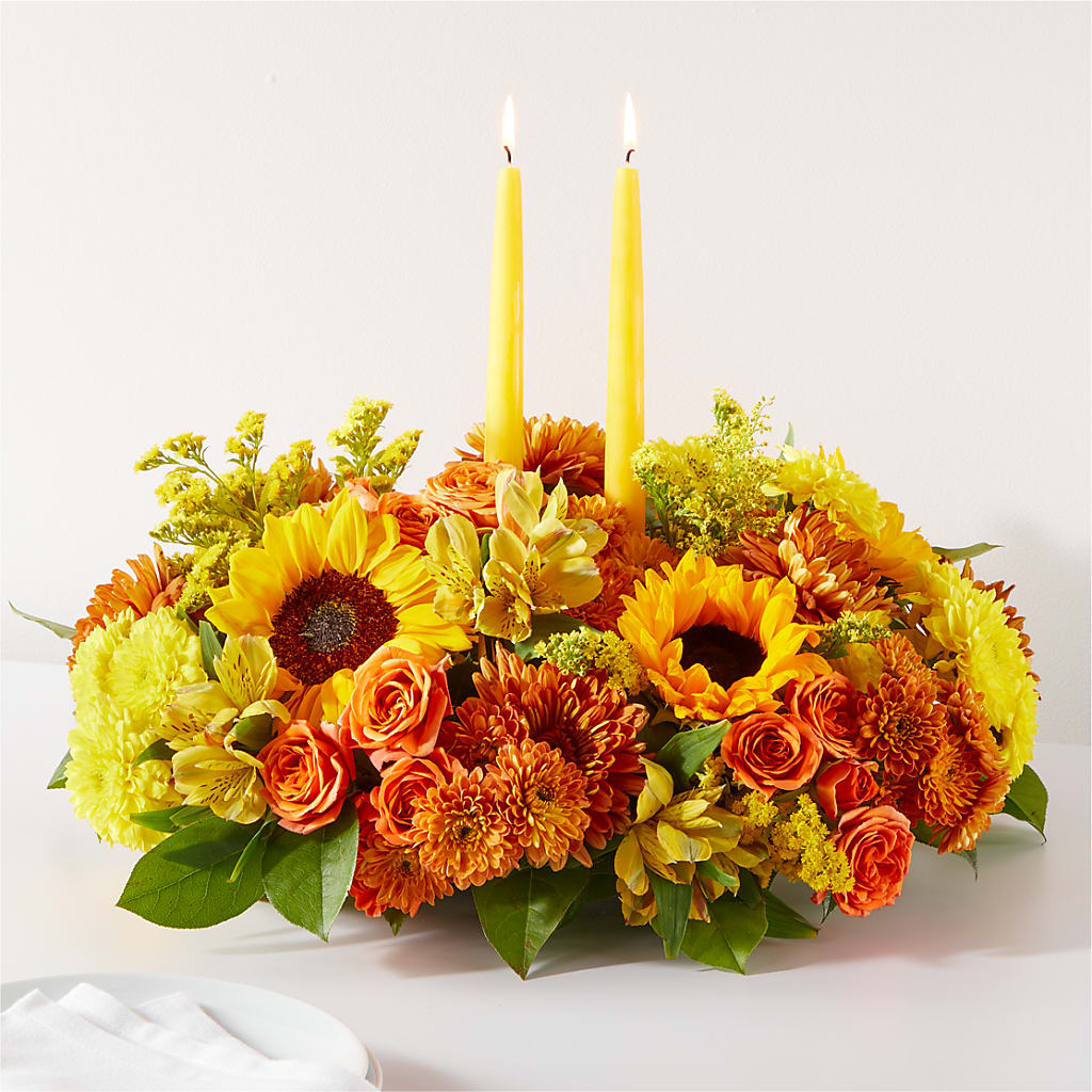 Autumn Harmony Centerpiece – Corum Flower Shop, Manchester KY