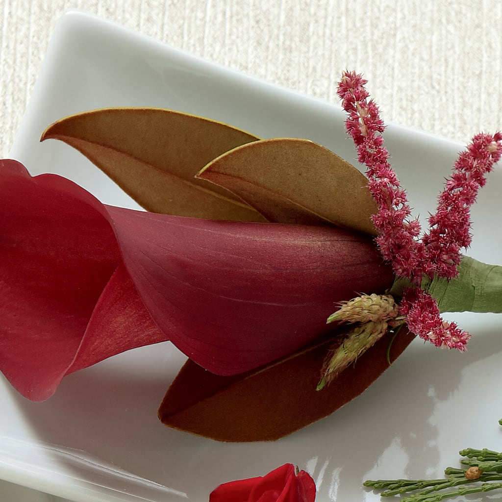 Red Calla Boutonniere – Corum Flower Shop, Manchester KY