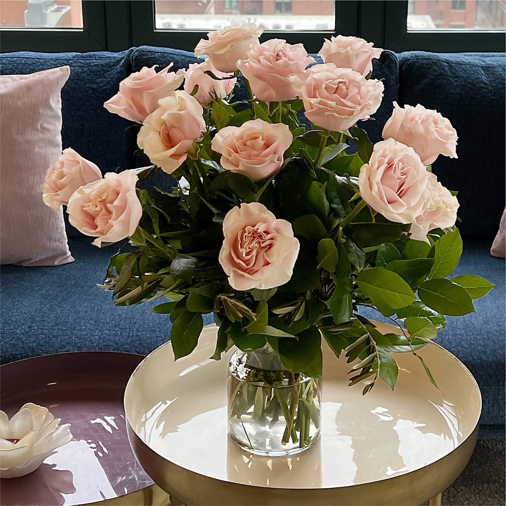 Long Stem Pink Rose Bouquet –  Corum Flower Shop, Manchester KY