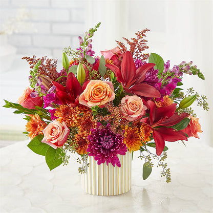 Burgundy Landscape Bouquet –  Corum Flower Shop, Manchester KY