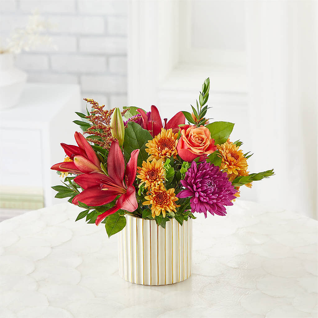 Burgundy Landscape Bouquet –  Corum Flower Shop, Manchester KY