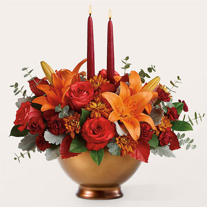 Fruits of Fall Centerpiece –  Corum Flower Shop, Manchester KY