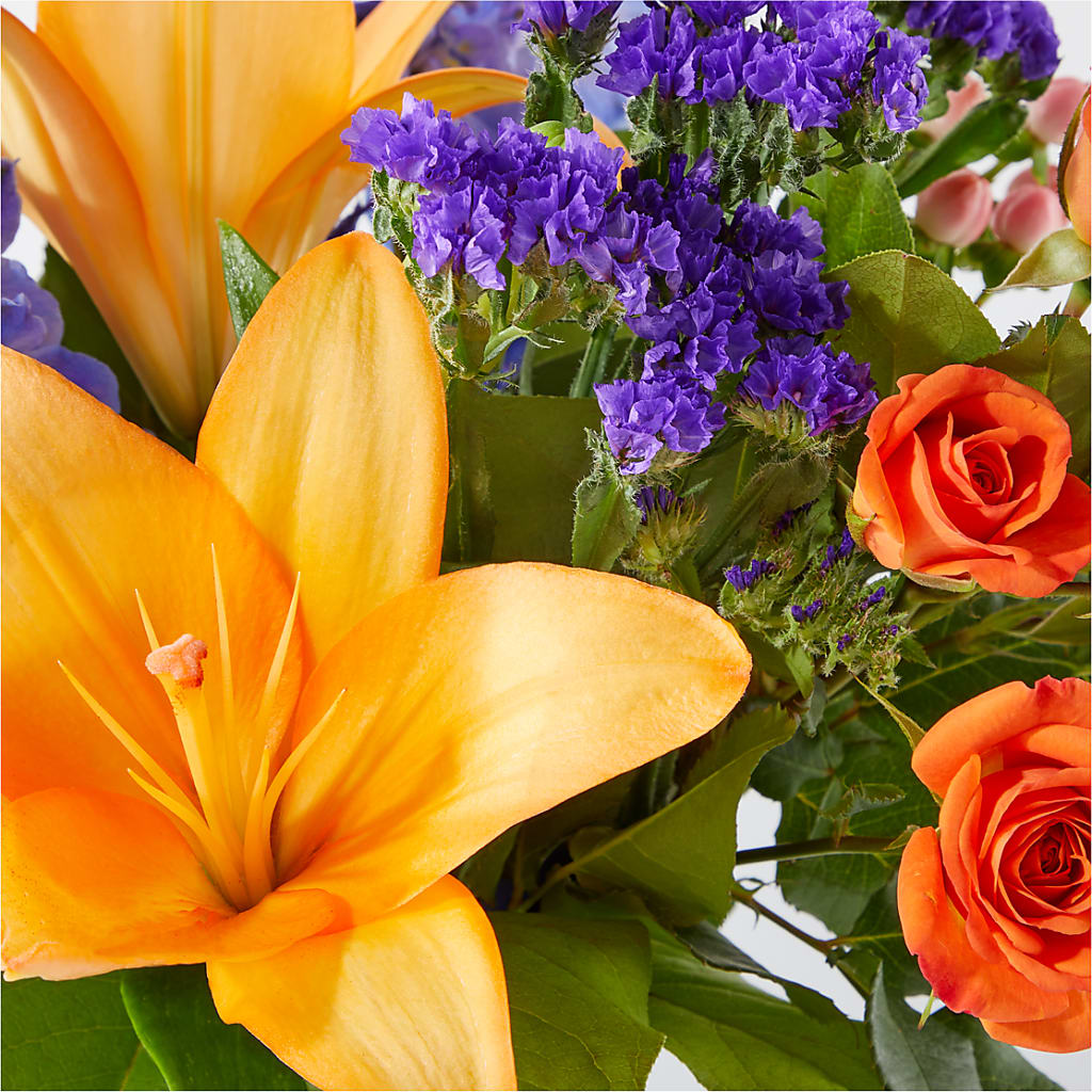 Radiant Citrus Bouquet –  Corum Flower Shop, Manchester KY