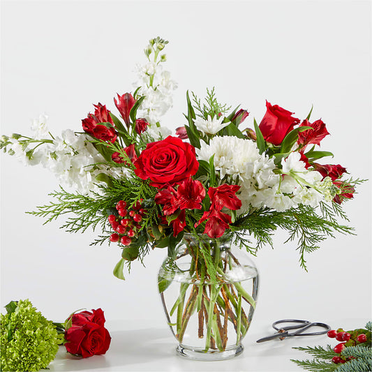 Merry Moment Bouquet – A Florist Original –  Corum Flower Shop, Manchester KY