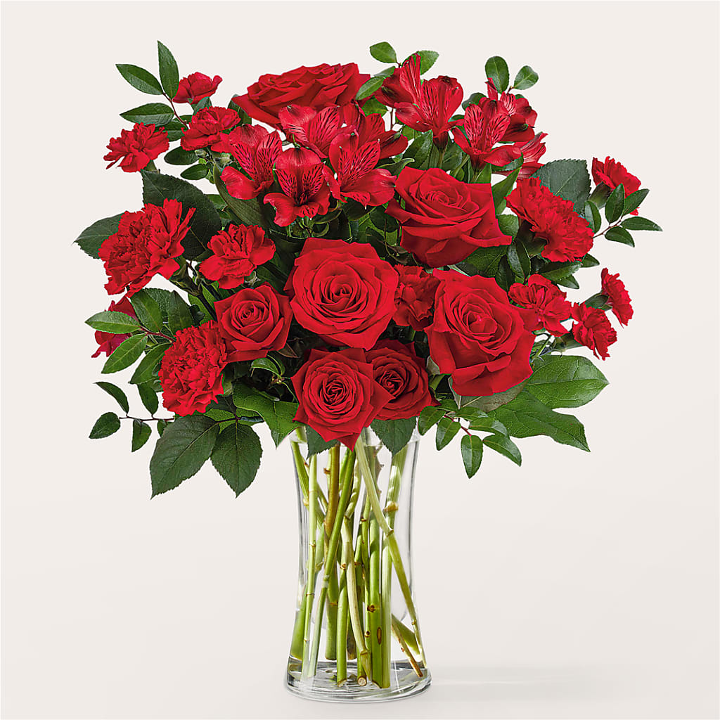 Brilliant Ruby Bouquet –  Corum Flower Shop, Manchester KY