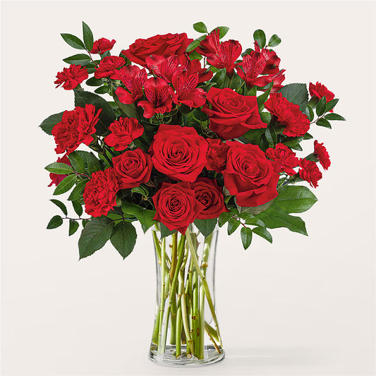 Brilliant Ruby Bouquet –  Corum Flower Shop, Manchester KY