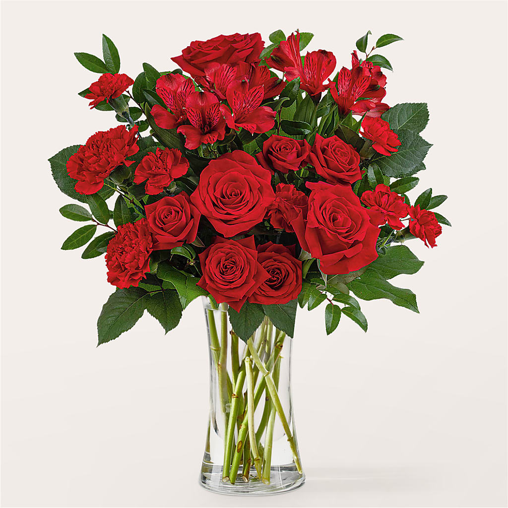 Brilliant Ruby Bouquet –  Corum Flower Shop, Manchester KY