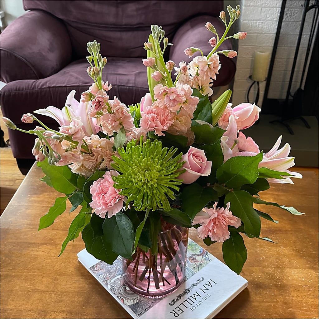 Pretty in Pink Bouquet –  Corum Flower Shop, Manchester KY