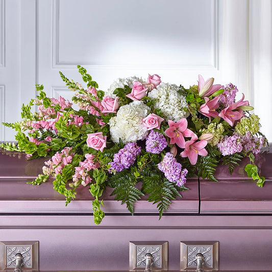 Life's Gratitude Casket Spray –  Corum Flower Shop, Manchester KY