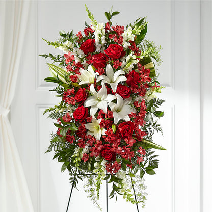 Everlasting Memory Standing Spray –  Corum Flower Shop, Manchester KY