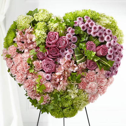 Heartwarming Standing Heart –  Corum Flower Shop, Manchester KY