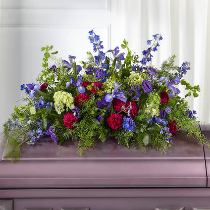 Always Treasured Casket Spray –  Corum Flower Shop, Manchester KY