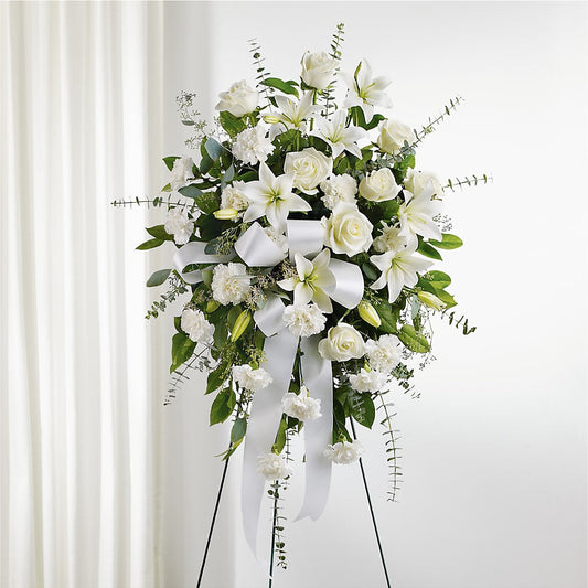 With Care Standing Spray –  Corum Flower Shop, Manchester KY