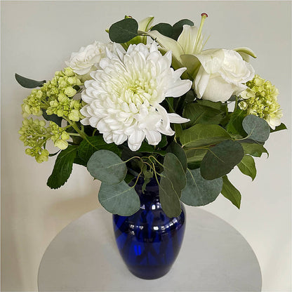 Snowy Dreams Bouquet –  Corum Flower Shop, Manchester KY