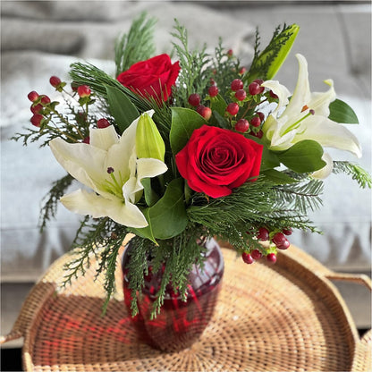 Evergreen Delight Bouquet –  Corum Flower Shop, Manchester KY