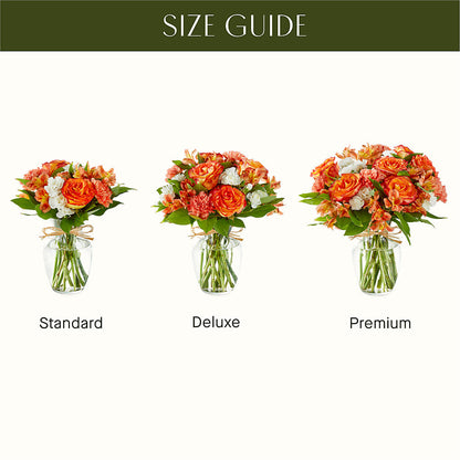 Apricot Glow Bouquet –  Corum Flower Shop, Manchester KY