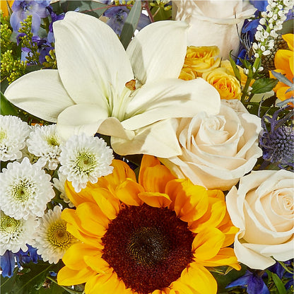 Wonderfully Sunny Bouquet –  Corum Flower Shop, Manchester KY