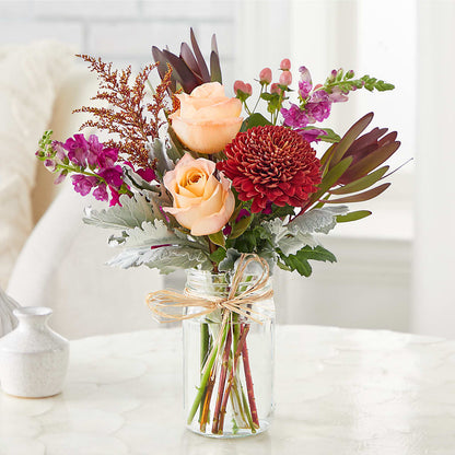 Moody Hues Bouquet –  Corum Flower Shop, Manchester KY