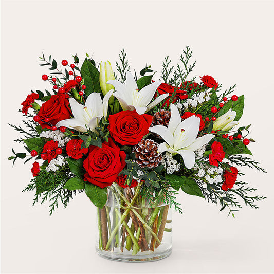 Best in Snow Bouquet –  Corum Flower Shop, Manchester KY